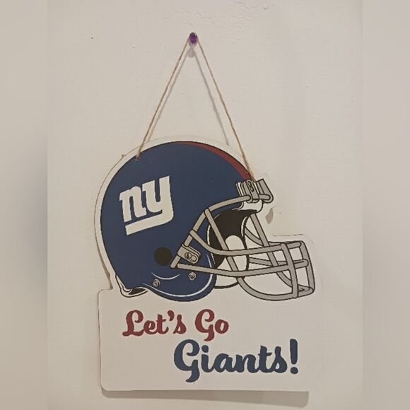 3 for 26 - NY Giants Hanging Wooden Decor Sign - Football - Picture 5 of 5